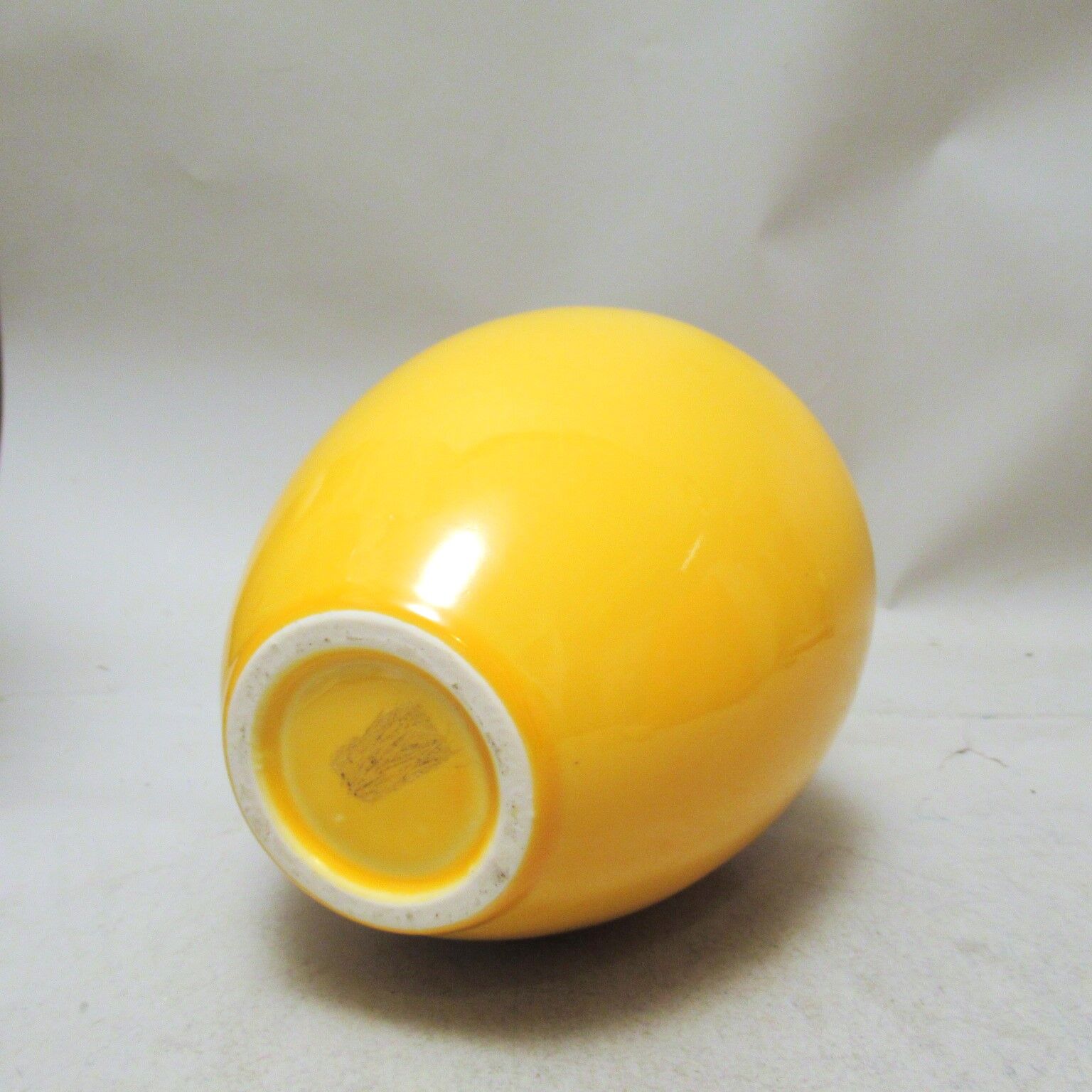Yellow amphora vase 70s