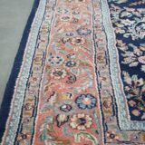 Rug with Pink and Dark Blue Tones and Patterns – 257 x 172 cm