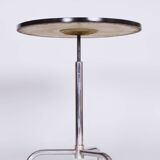 Restored bauhaus coffee table, hynek gottwald, chrome, czechia, 1930s