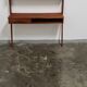 Table à deux pieds en teck vintage