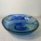 Blown glass salad bowl