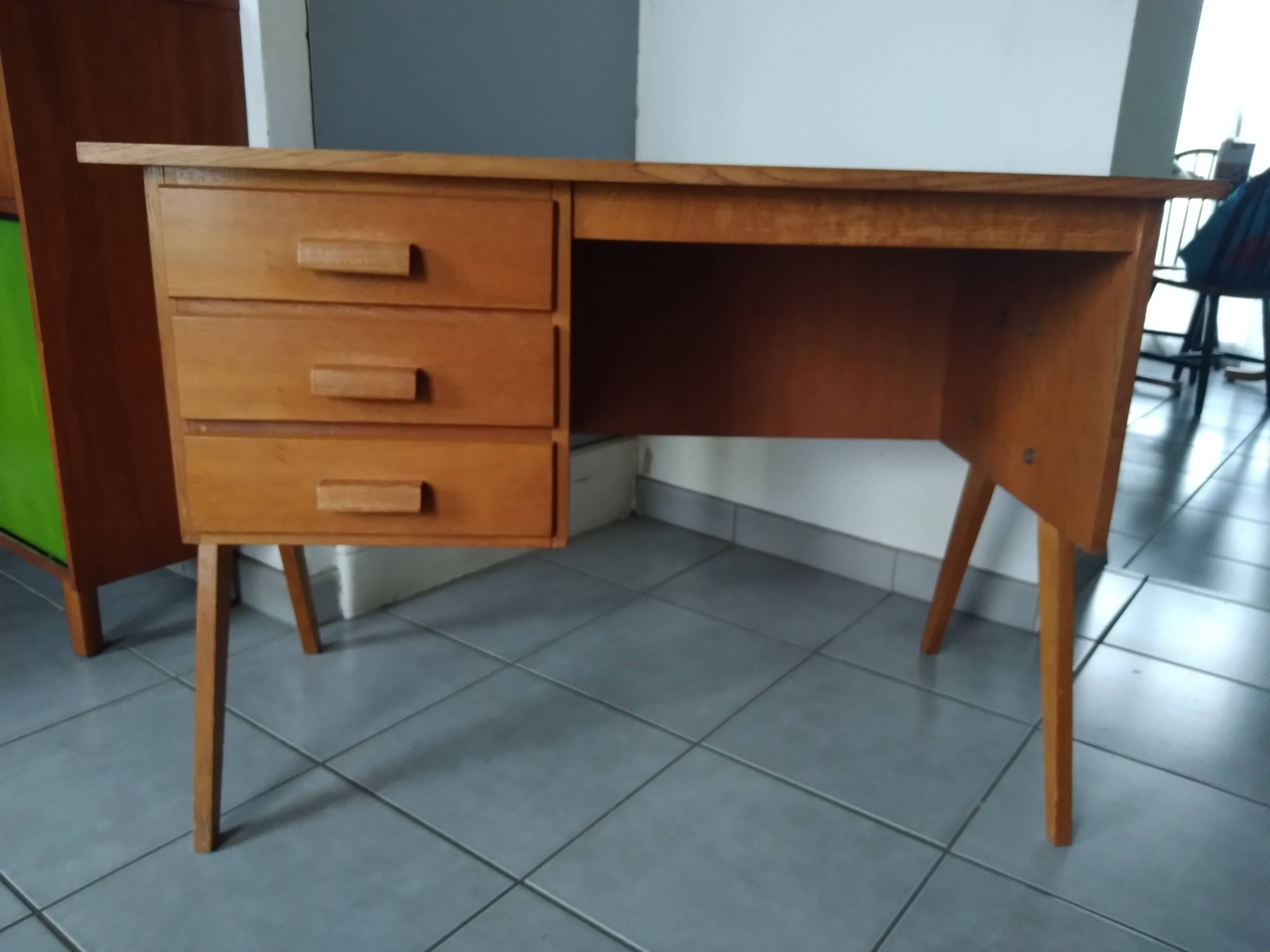 Light oak office 1960