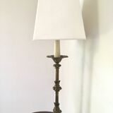 High-footed brass lamp