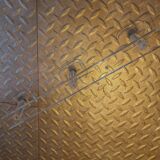 Vintage wall-mounted plexi coat rack