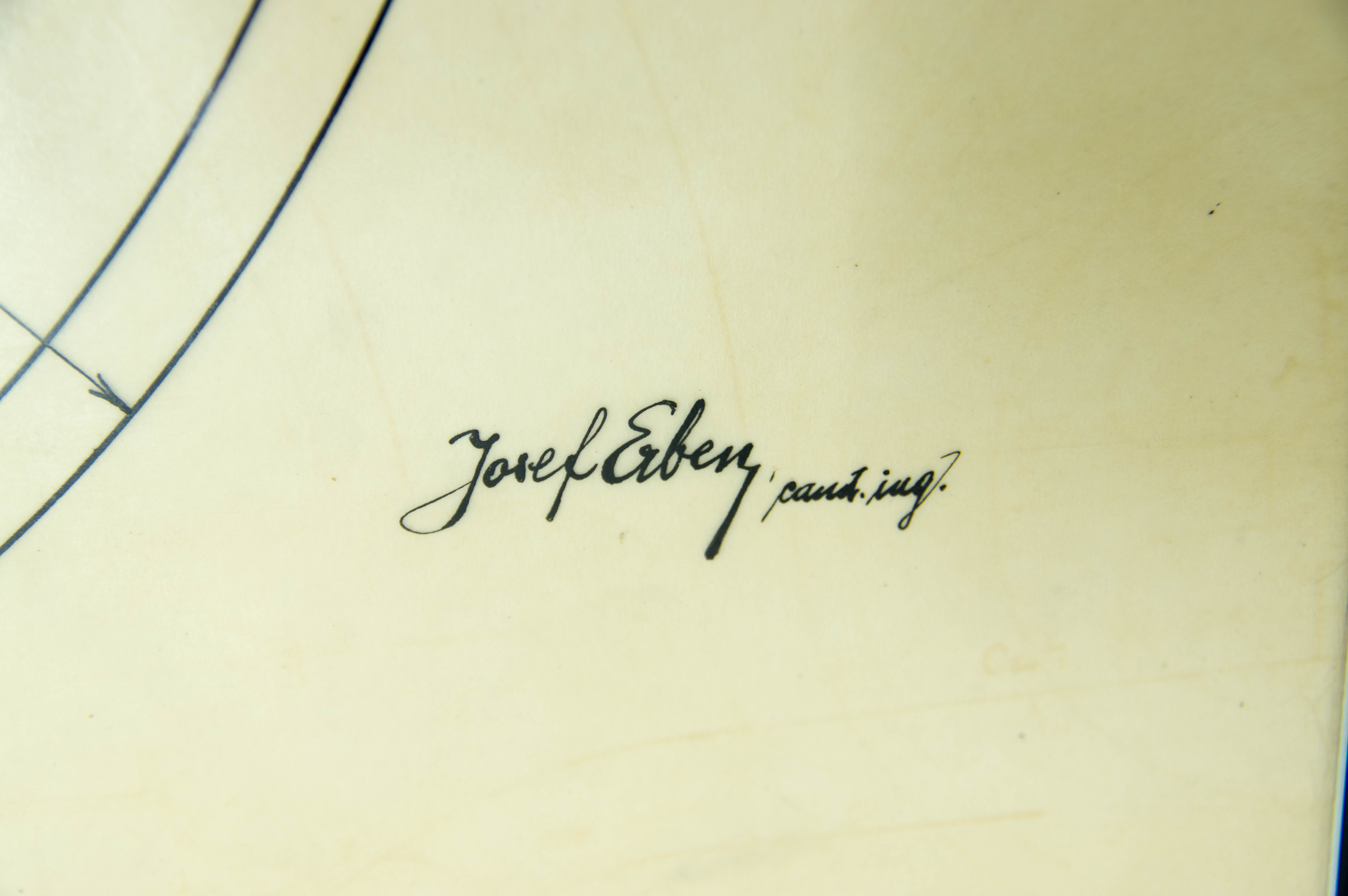 Technical drawing of Hartungs regulator, 1925