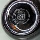 Vase Verrerie de Maure - Vieil black and scrolls