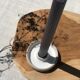 Loule candle holder in ceramic stoneware