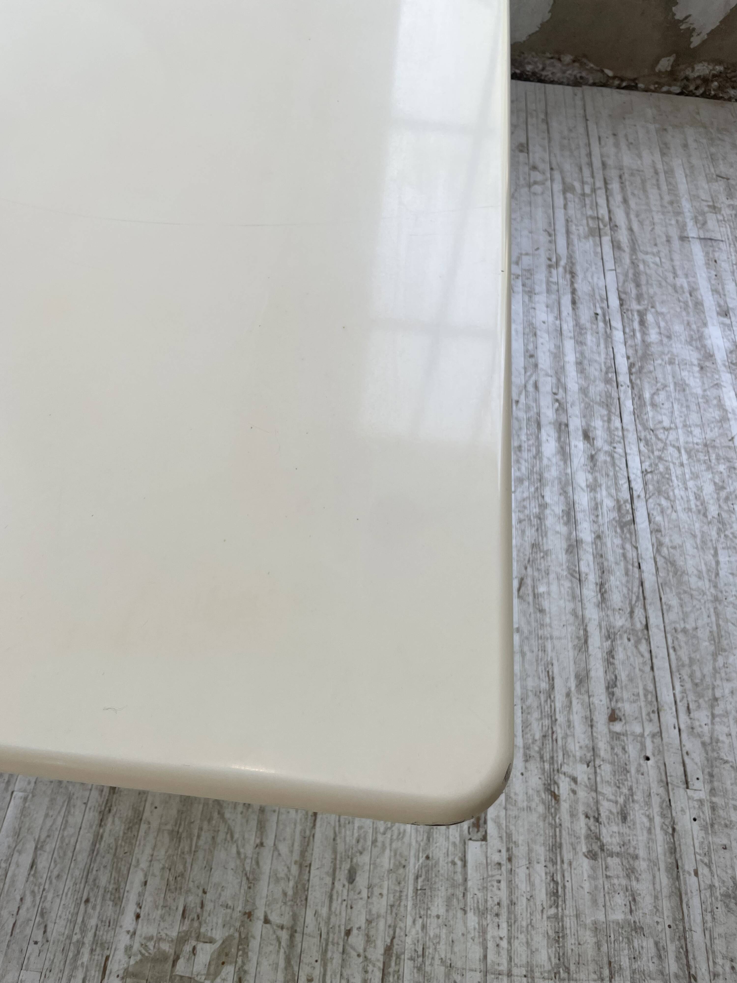 80s lacquered desk and mirror