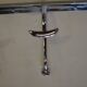 Chrome iron coat holder