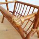 Vintage rattan magazine rack