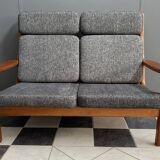 Teak 2 seat sofa by Juul Kristensen for Glostrup Denmark
