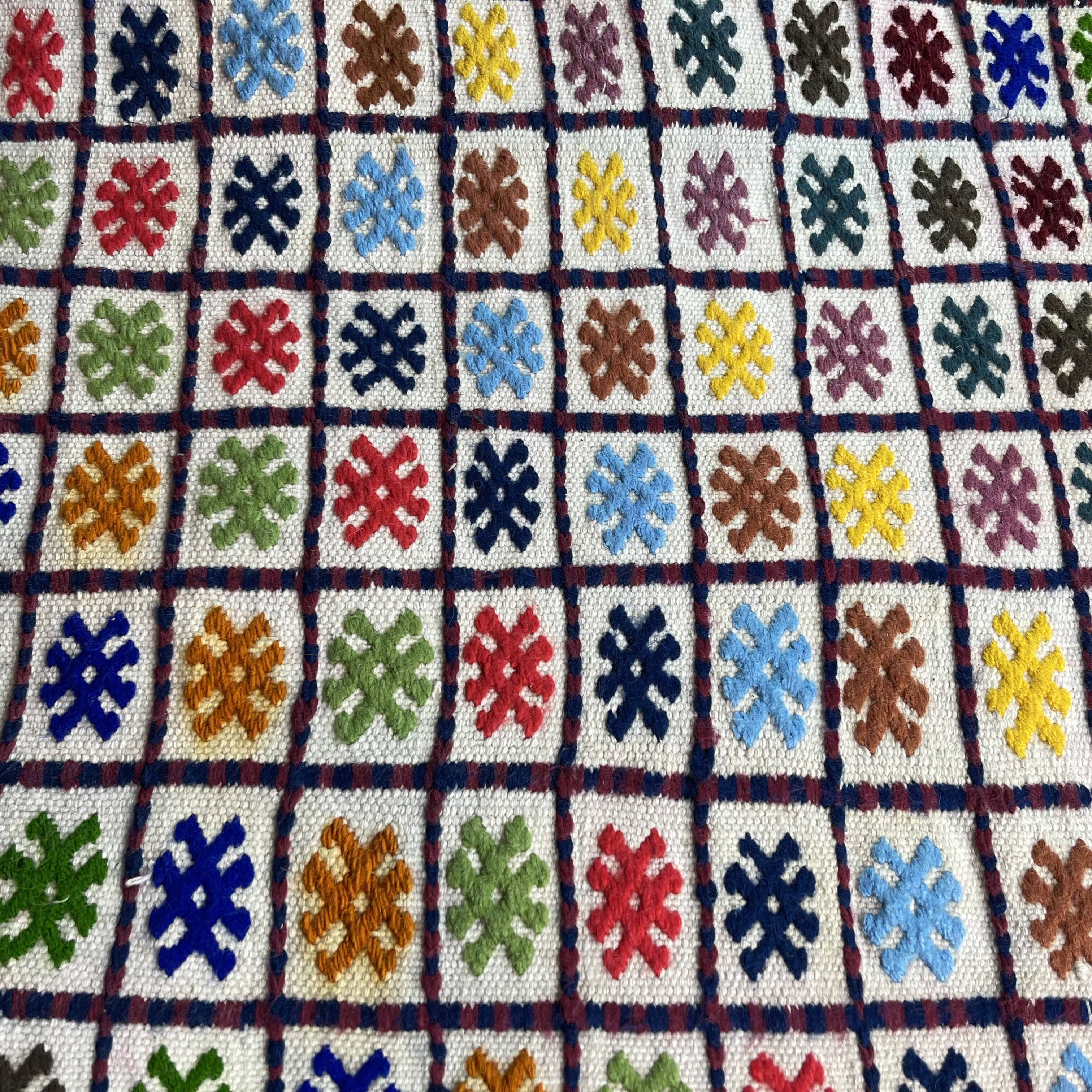 Vintage turkish kilim runner, 137 x 58 cm