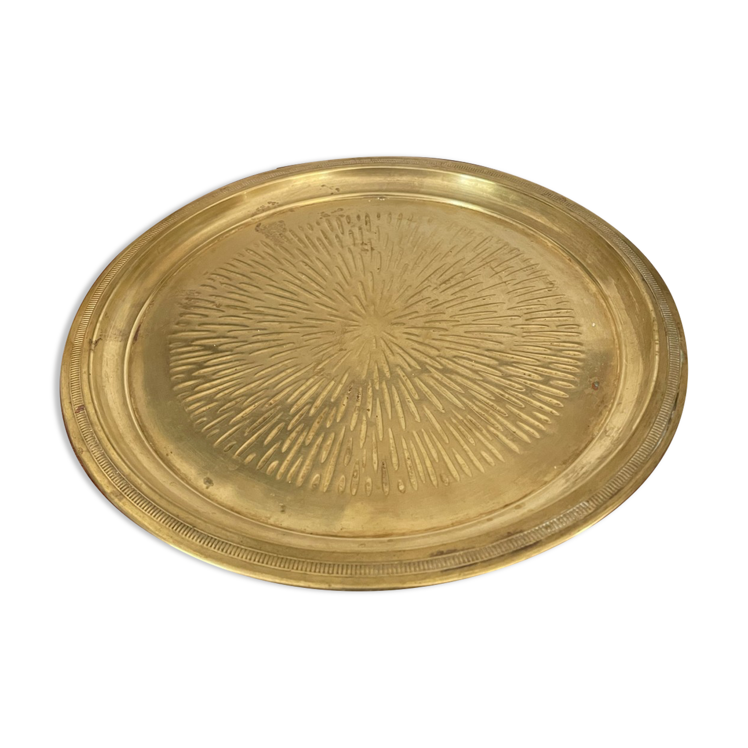 Old brass pocket tray