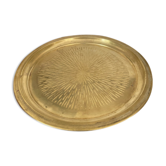 Old brass pocket tray