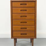Commode danoise en teck de Fanø, années 1970