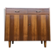 Enfilade bahut buffet vintage pieds compas 2 portes battantes 2 tiroirs