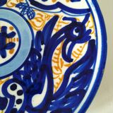 Vintage Spanish artisan plate (attributed to Talavera - Castile)