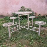 Metal garden table 60s