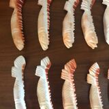 Series of 12 shell knife holders