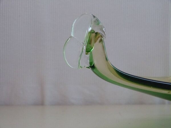 Cendrier gondole - verre de Murano - années 1980