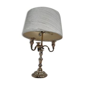 Vintage hot water bottle lamp