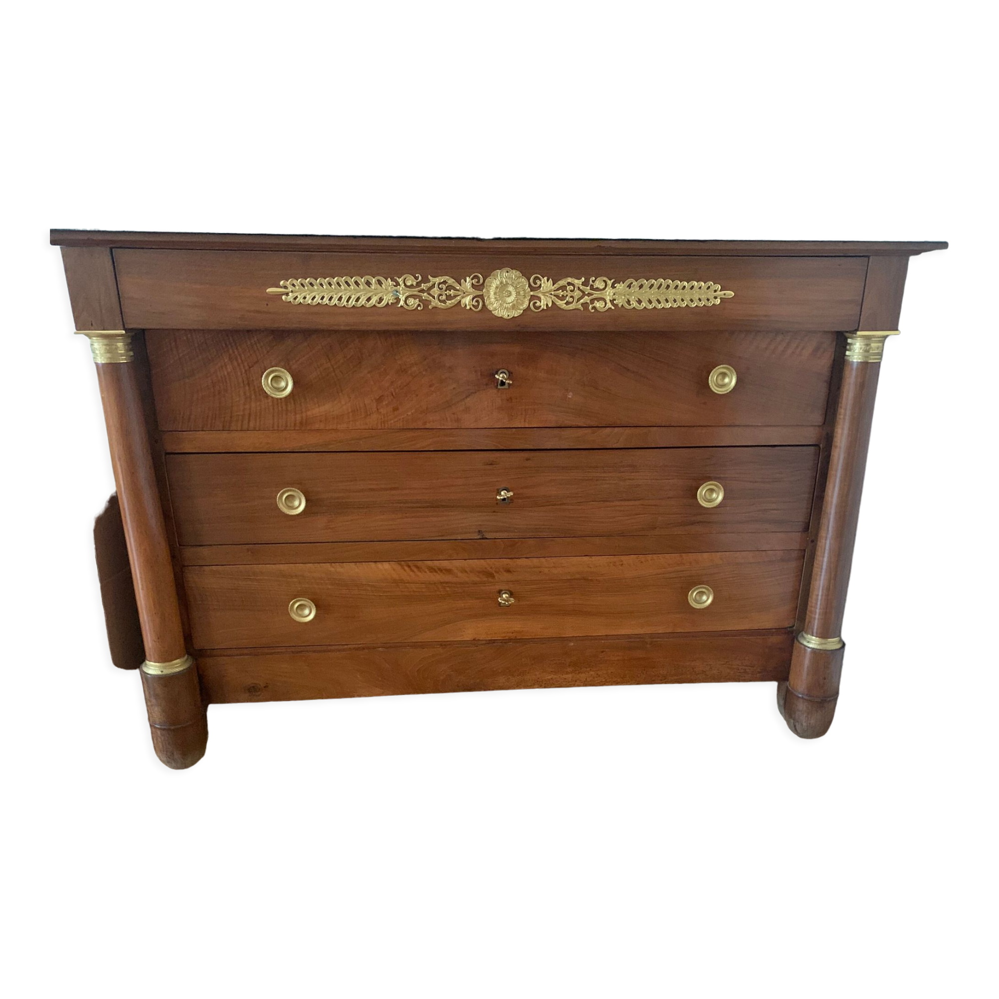 Empire chest of drawers, late 19th century