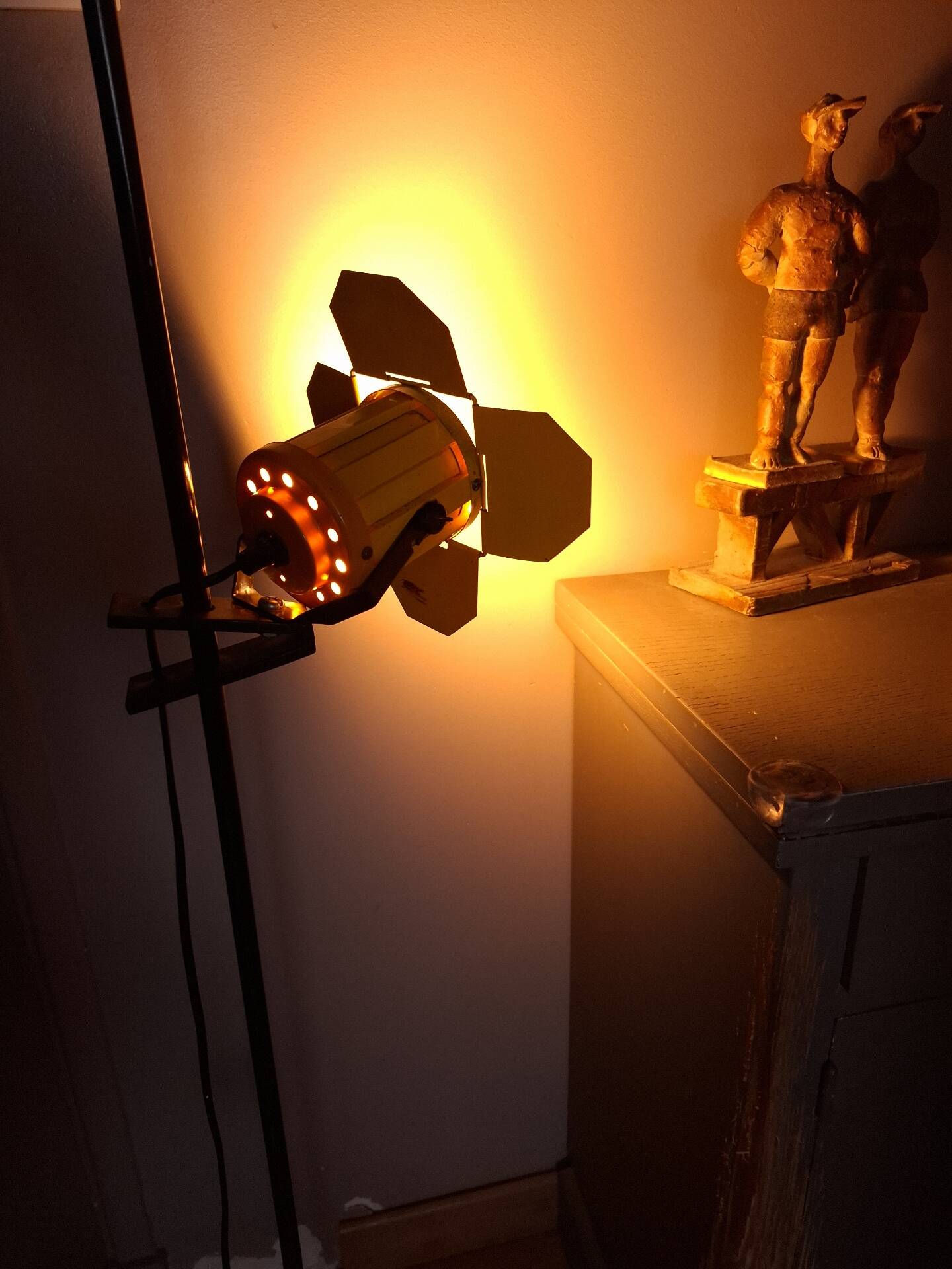 Standard lamp, Ikea reading lamp from the 80s.