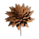 wrought iron lotus flower