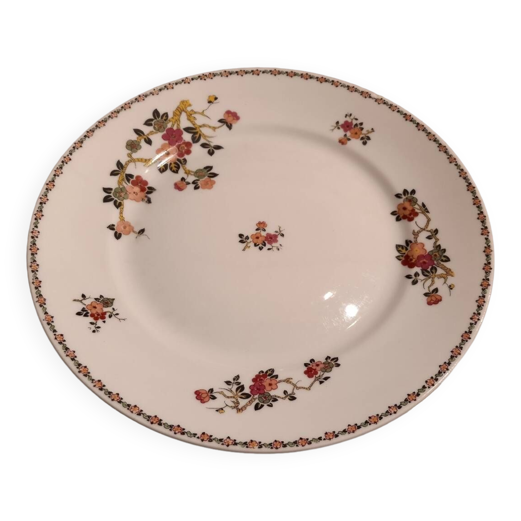 Antique Limoges porcelain compote bowl