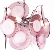 "Space Age" chandelier in Murano glass by Gino Vistosi 1970.