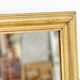 Long rectangular antique gold mirror 1930