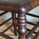 Stool in turned solid wood