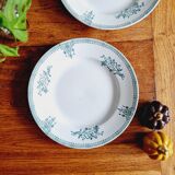 Set of 12 flat plates with slight defects Saint Amand 1932