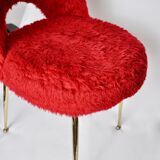 Fur design chair