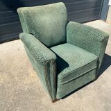 Velvet club chair