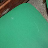 Set of three green vintage chairs