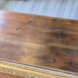 Antique mirror 19th century gilded carved frame 82 x 66 cm