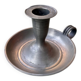 Pewter candlestick