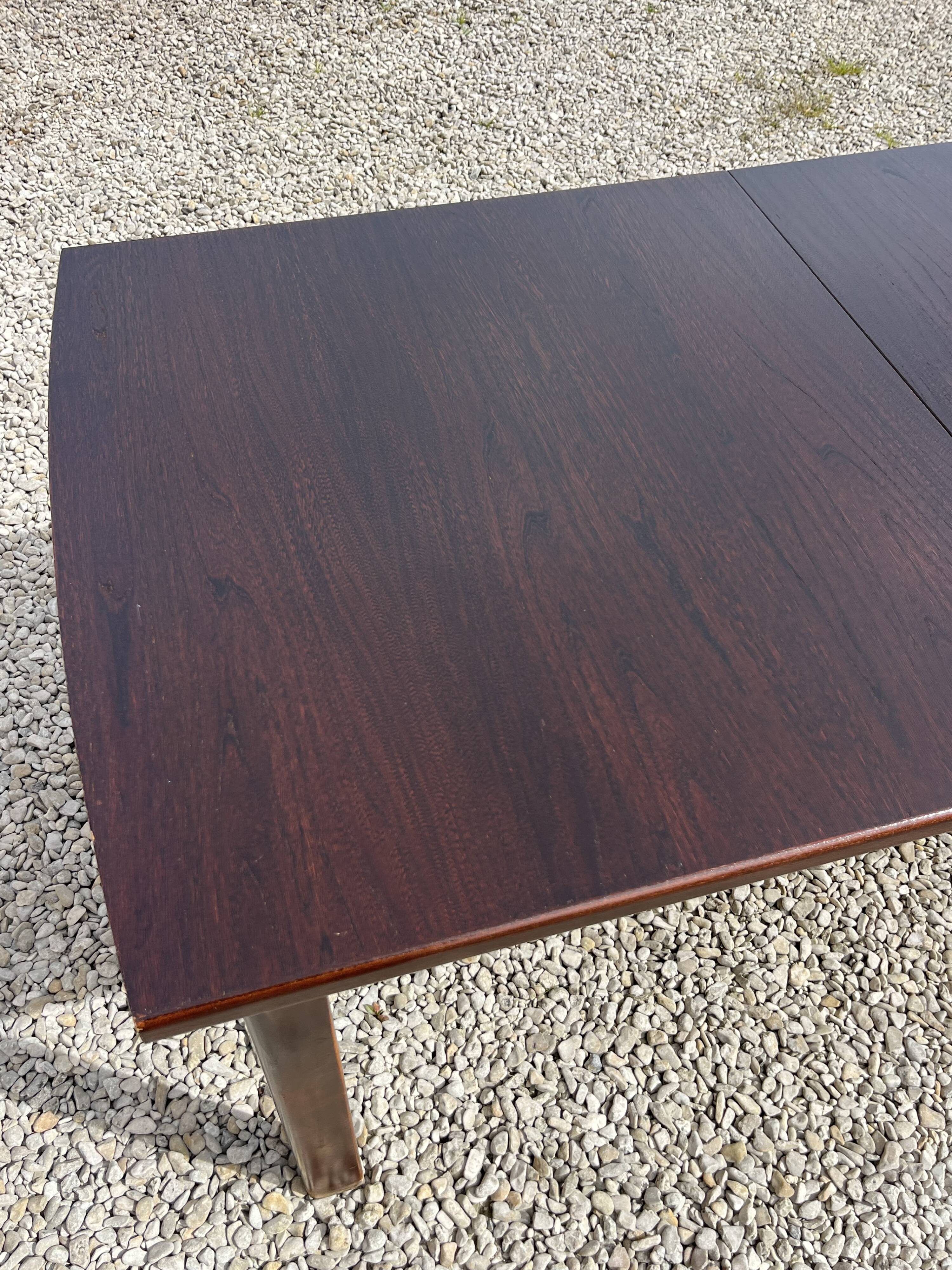Scandinavian extendable teak table