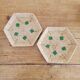 Duo raffia baskets