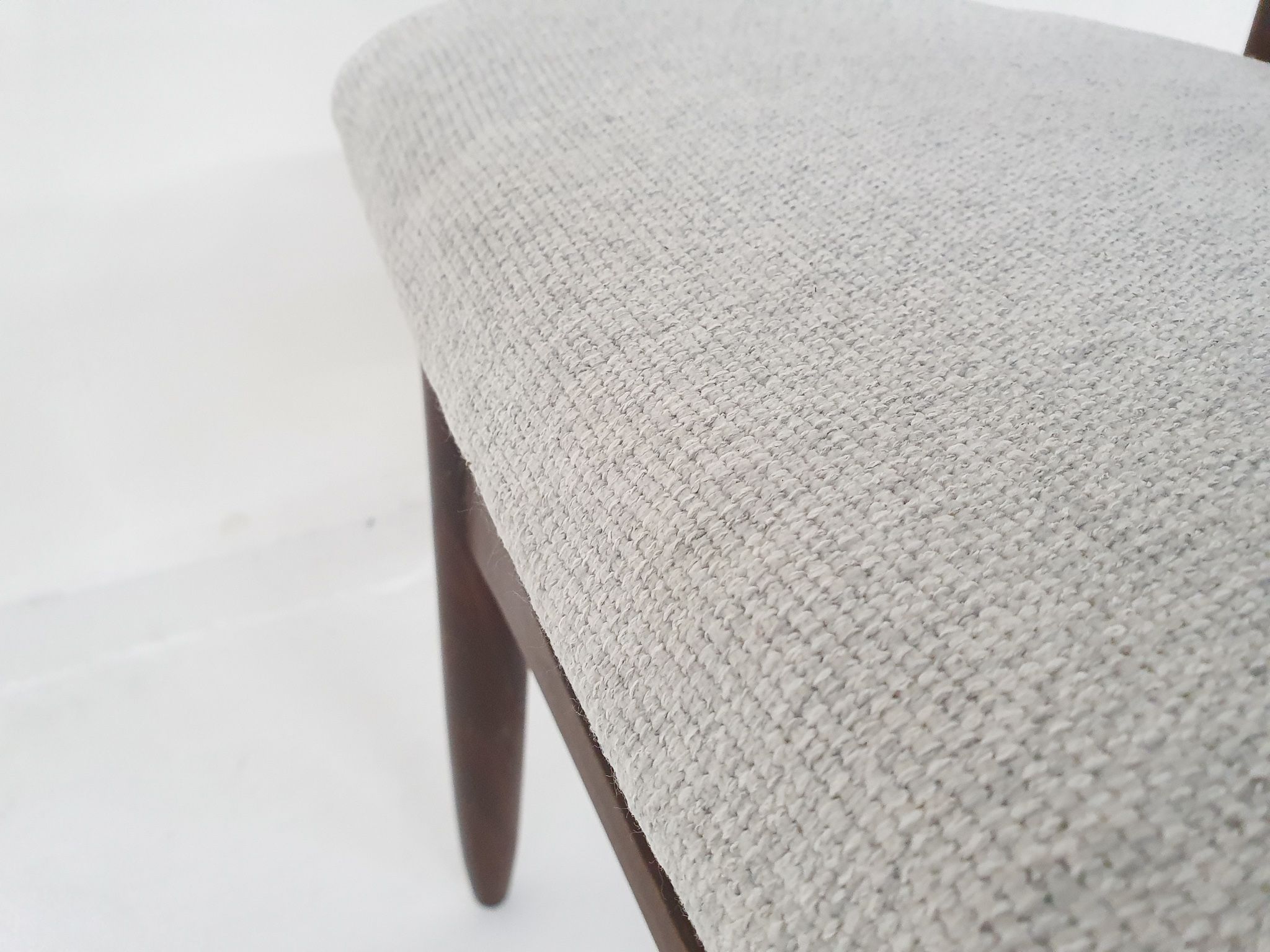 Solid teak Danish dining chair, Denmark 1950's