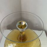 Large Glass Vase Empoli Italy Vintage 1970