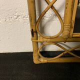 Vintage bamboo mirror