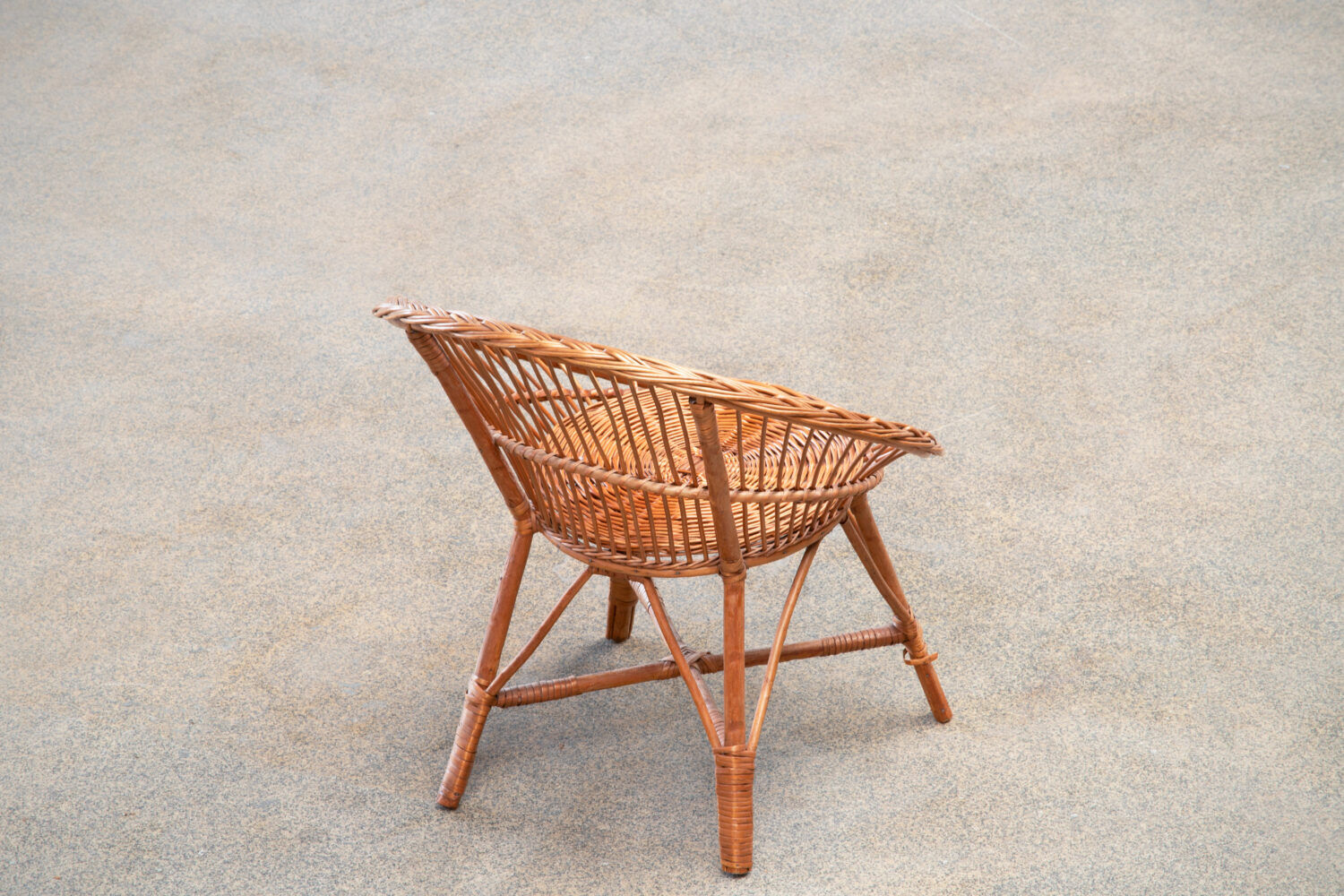 Vintage 1960's rattan chair