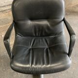 Fauteuil de bureau Strafor pivotant en simili cuir - 1992