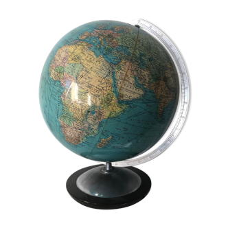 Globe earth columbus duo vintage 1960 43cm