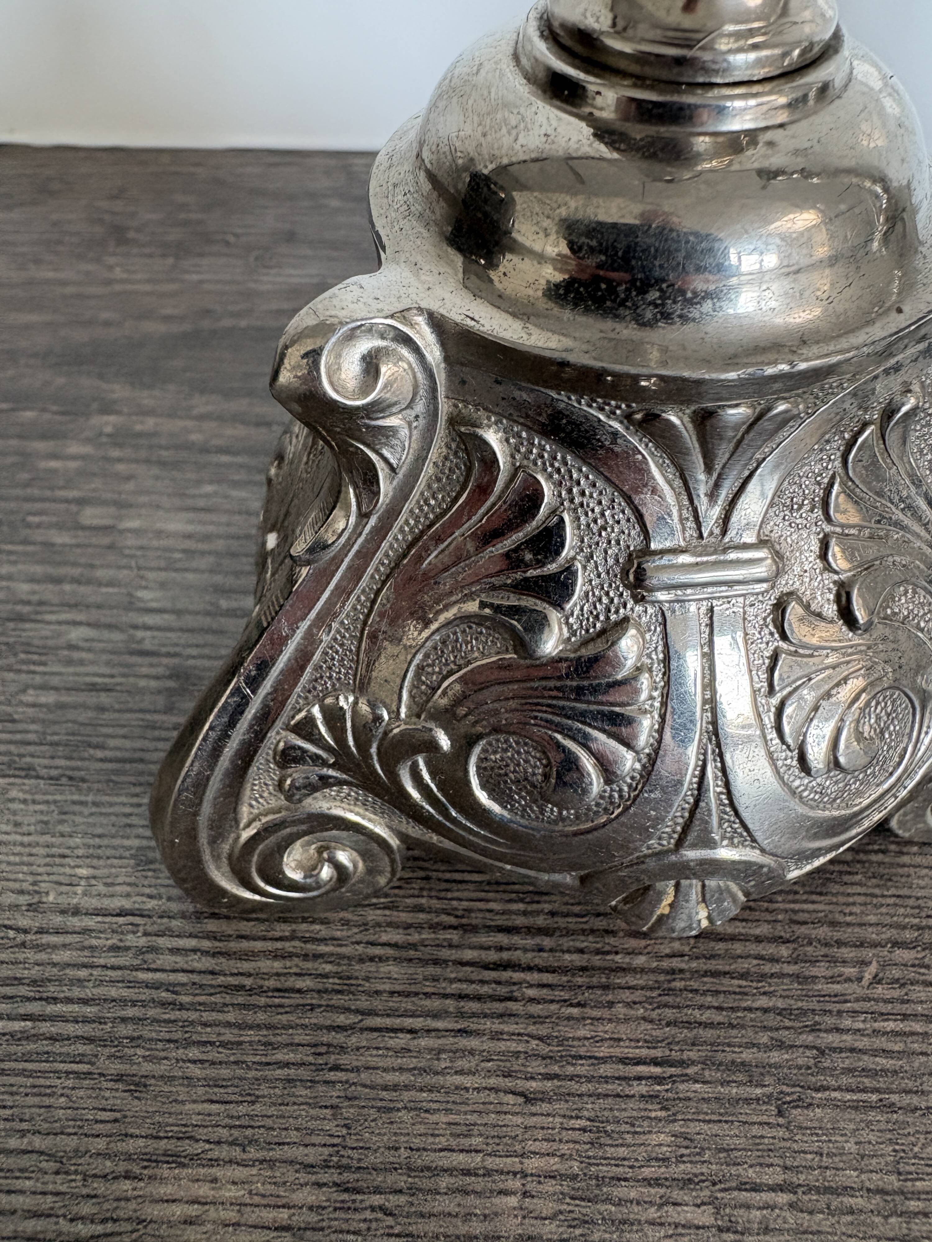 Pair of antique candlesticks