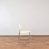 SM400K White Swing Chair by Gerd Lange for Drabert, Set of 4, 1980s
