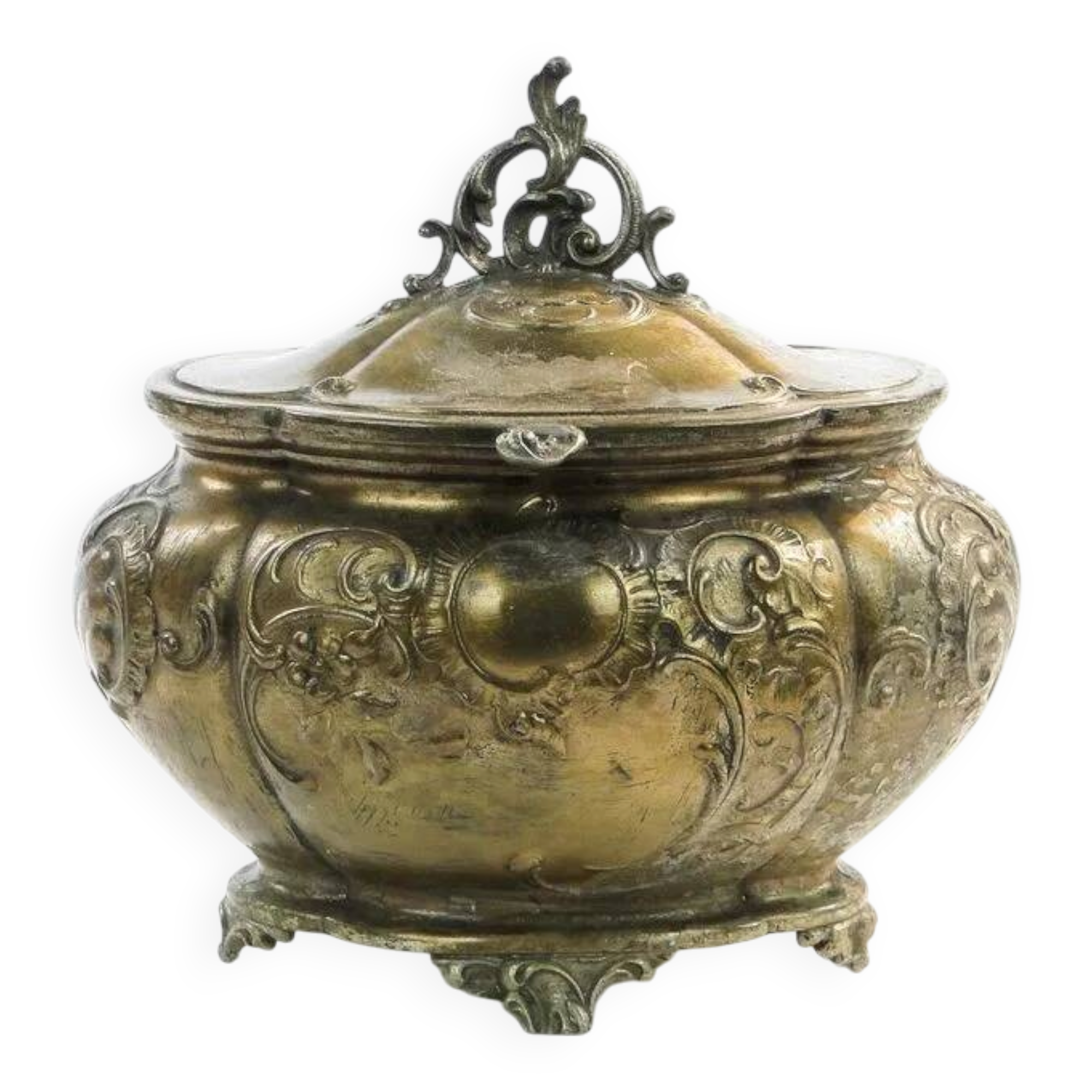 R8E Albert Kohler - elliptical sugar bowl in rococo style
