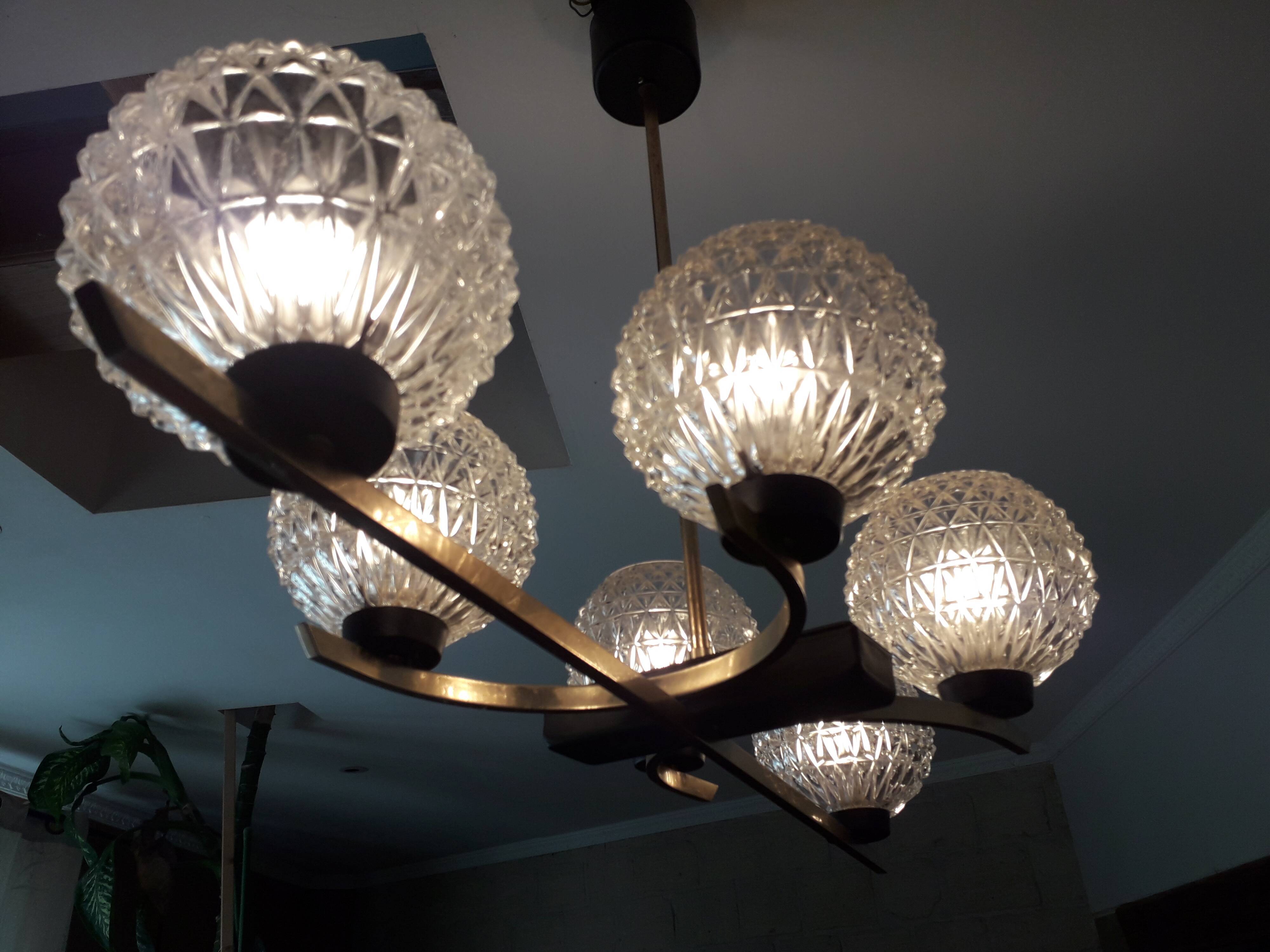 Vintage Arlus chandelier 50/60s